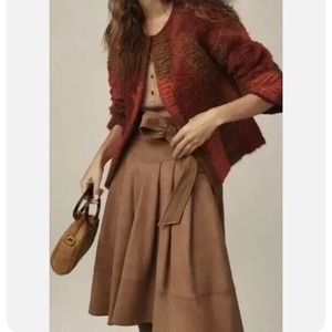 Akemi & Kin Suede Midi Skirt
